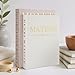 RolenBox Decorative Books, Coffee Table Decor with Linen Coffee Table White Books Stack Bookshelf Home Decor, Fake Book Double as Libros Decorativos and Photo Storage
