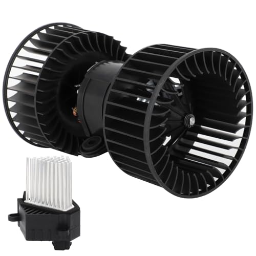 Image of SCITOO AC Heater Blower Motor and HVAC Resistor Replacement Blower Motor Module fit for 2001-2003 for BMW 525i,2000 for BMW 528i,2001-2003 for BMW 530i,2000-2003 for BMW 540i,2000-2003 M5,2000-2004 X5