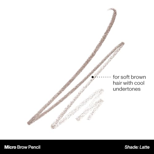 Morphe Micro Dual Eyebrow Pencil - Dual-Ended Brow Pencil Featuring a Retractable, Ultra-Precise, Pointed Tip - Richly Pigmented, Smooth-Gliding, Long-Lasting Wax Formula - Latte (0.003 oz) - Thumbnail 3