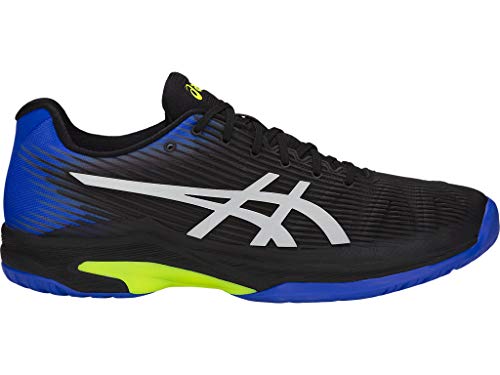 ASICS Men's Solution Speed FF Tennis Shoes, 6.5M, Black/Illusion Blue
