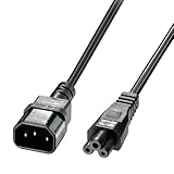 Netzkabel - Netzwerkkabel Trebol zu Shuko m/h / c5 auf c14 / 3 m Länge/Schwarz/Modell 30342