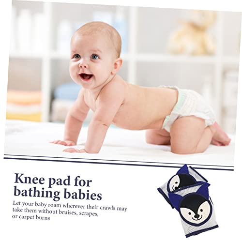 Adjustable Knee Pads for Crawling Breathable Cartoon Toddler Protector 2-Piece Set for Boys and Girls Summer Lightweight Crawling Gear for Infants3