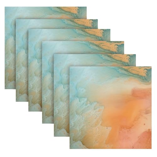 Servilletas De Tela Multicolor 20x20 Pulgadas Pack 6 miniatura 2