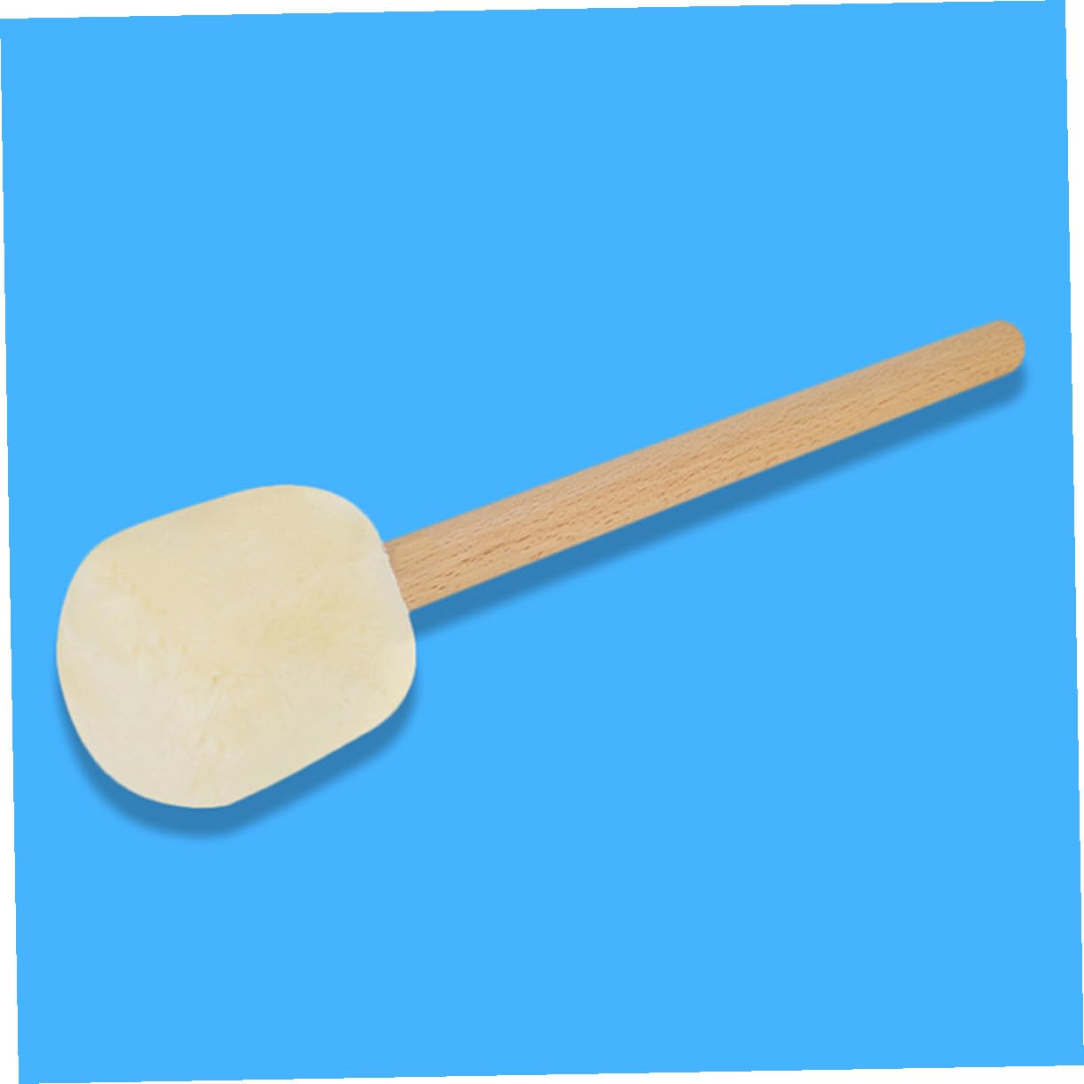 Baquetas de Fieltro para Bombo de Haya, 2 Piezas, Beige
