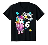Geburtstagsshirt für Mädchen & Jungen 6. Jahre