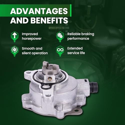 MOCA VCP129 Bomba de Vacío Compatible con Lincoln MKZ 2.0L 2013-2019, Ford Mustang 2.3L 2015-2021, Fusion 2.0L 2013-2020, Escape 2.0L 2013-2019 miniatura 4