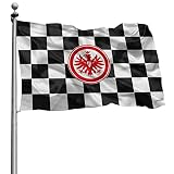 Fnqhappy Ein-tracht Fra-nkfurt Familienbanner Gartenbanner Garten Druck Willkommen Party Banner Deko Banner Wettkampf Banner, Schwarz, Einheitsgröße