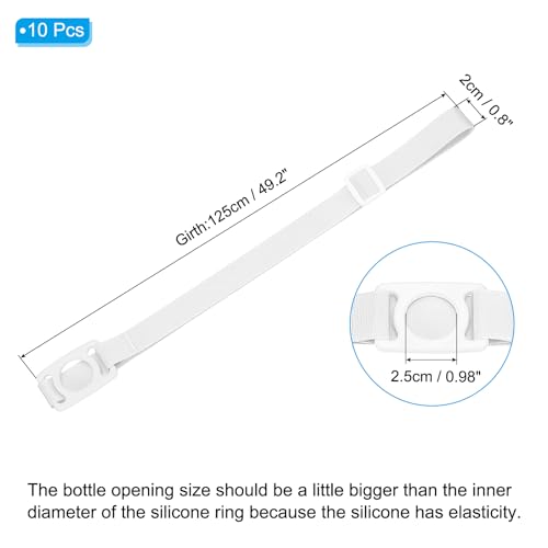 Image of PATIKIL Water Bottle Lanyard, Adjustable Holder Shoulder Strap with Ring Buckle Carrier Clips for Walk Outdoor