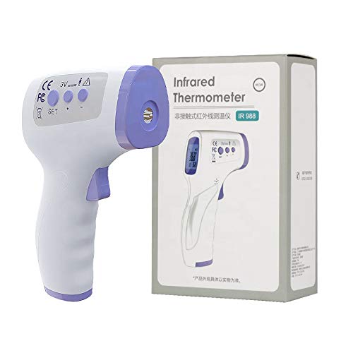 IR-988 IR Infrared Non-Contact Forehead Digital Thermometer with Fever Alert - Great for Babies & Adults