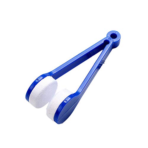 HoganeyVan Lunettes de Soleil Multifonctions portatifs au détail de Nettoyage de Brosse de Nettoyage de Chiffon de Lunettes de Nettoyage de Microfibre pour des Verres