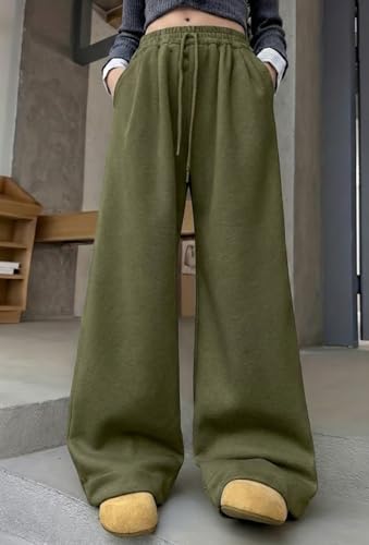 Image of dockstreet Straight Long Length Trouser Style Drawstring Contrast Belt Black and White Trackpant for Women /Trending, Relaxed Casual Lowers for Women