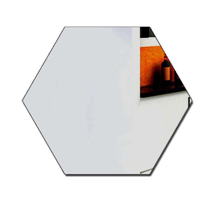 Hshenjhu 24 Pièces Miroir, Carreaux de Miroir Matériau Acrylique, Miroirs Mural Autocollant, Stickers Muraux Étanche, Autocollants Muraux Hexagonaux, pour...