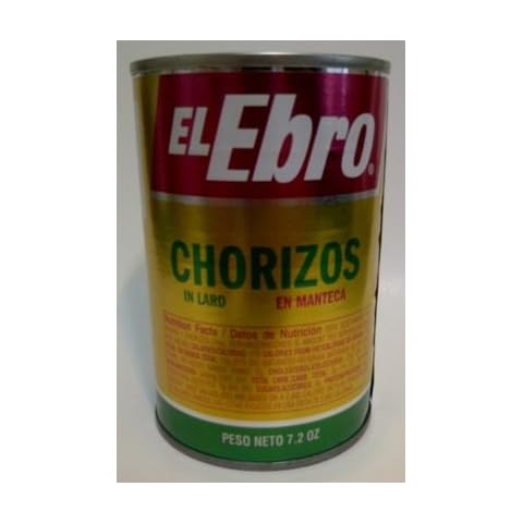 El Ebro Chorizos En Manteca/in Lard 7.2oz Each Can 2Pack Cover