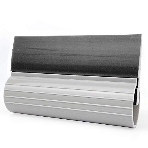 CARTINTS 4 Inch Black Mini Tube Rubber Squeegee Car Vinyl Wrap Squeegee Window Water Wiper Water Blade for Auto Wrapiing, Window Tinting, Kitchen Sink Cleaning