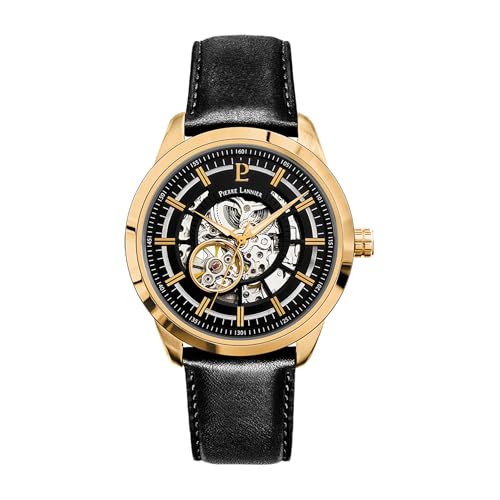 Pierre Lannier Montre Automatique Automatic Noir et Doré