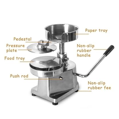 Burger-Maker-Maschine, manuelle Burger-Maschine, Hamburger-Maker, Pressformmaschine, Fleischpresse, wählen Sie zwischen 100 mm, 130 mm oder 150 mm – Bild 7