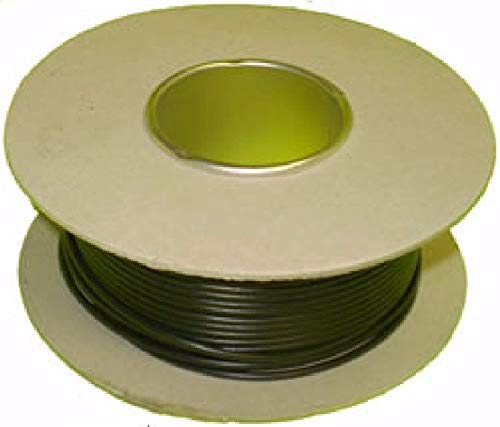 12V 24V 100m REEL 16.5 AMP BLACK SINGLE CORE CAR BOAT CABLE WIRE AUTOMARINE