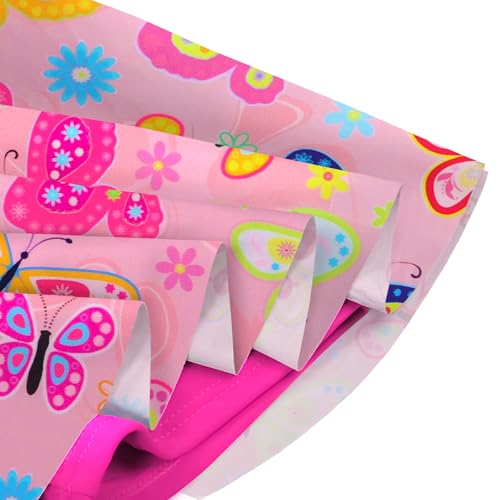 Image of BAOHULU Toddler Girls Swimsuit One Piece Cute Floral Dress Swimwear 3-8 Years