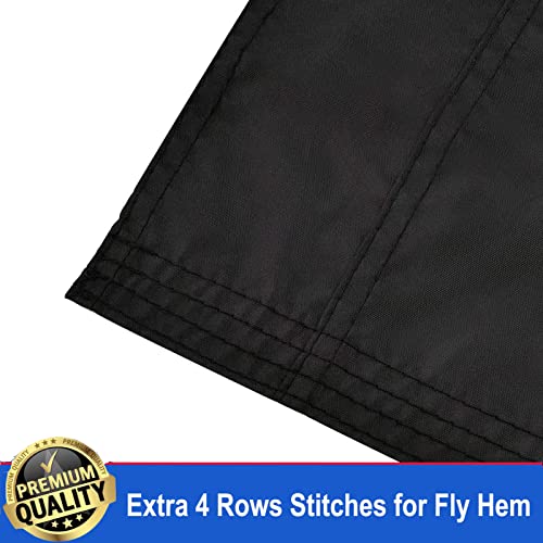 Double Sided Jolly Roger Pirate Flag 3X5 Outdoor Made In Usa- Jack Rackham Skull Bones Flags With Cross Knife Heavy Duty 3 Ply Banner For Beach Decor Boat Outside #TOP4