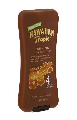 Hawaiian Spf#4 Tropic Tanning Lotion Cocoa Butter 8 Ounce (235Ml) (6 Pack) #TOP12