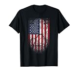 Roller Coaster USA American Flag 4th of July Patriotic T-Shirt for Women Kids Men