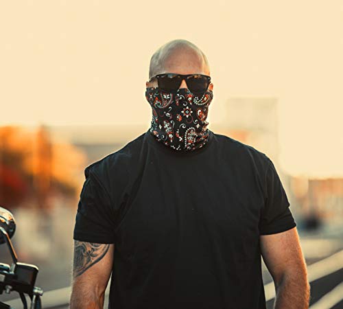 Paisley Motorcycle Mask By Indie Ridge - Ski Snowboard Cold Weather Face Mask