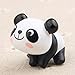 VizGiz 8 Pack Chinese Panda Figurines Cute Pandas Figures Characters Mini Figure Collection for Miniature Landscape Gift Anniversary Birthday Cake DIY Bonsai Decor