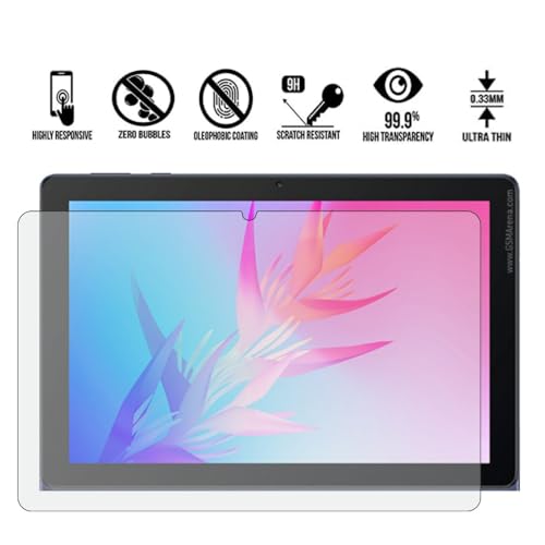 Image of Screenguard For Huawei Matepad T10, Fiber Tempered Glass Screen Protector, Screen Guard