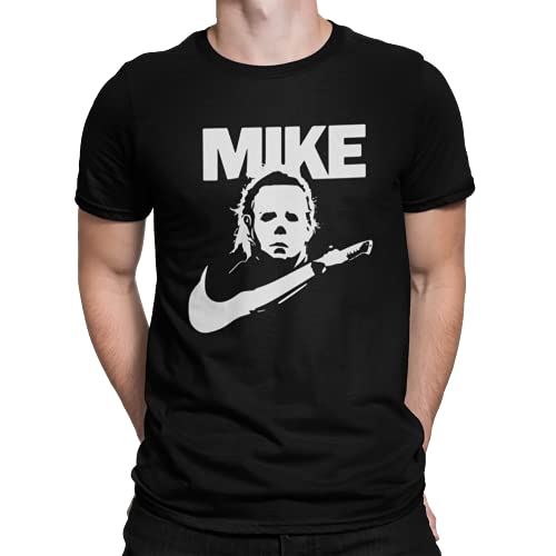 Print Guys Mike Horror Halloween Scary - Camiseta Unisex, Color Negro Negro Negro (46