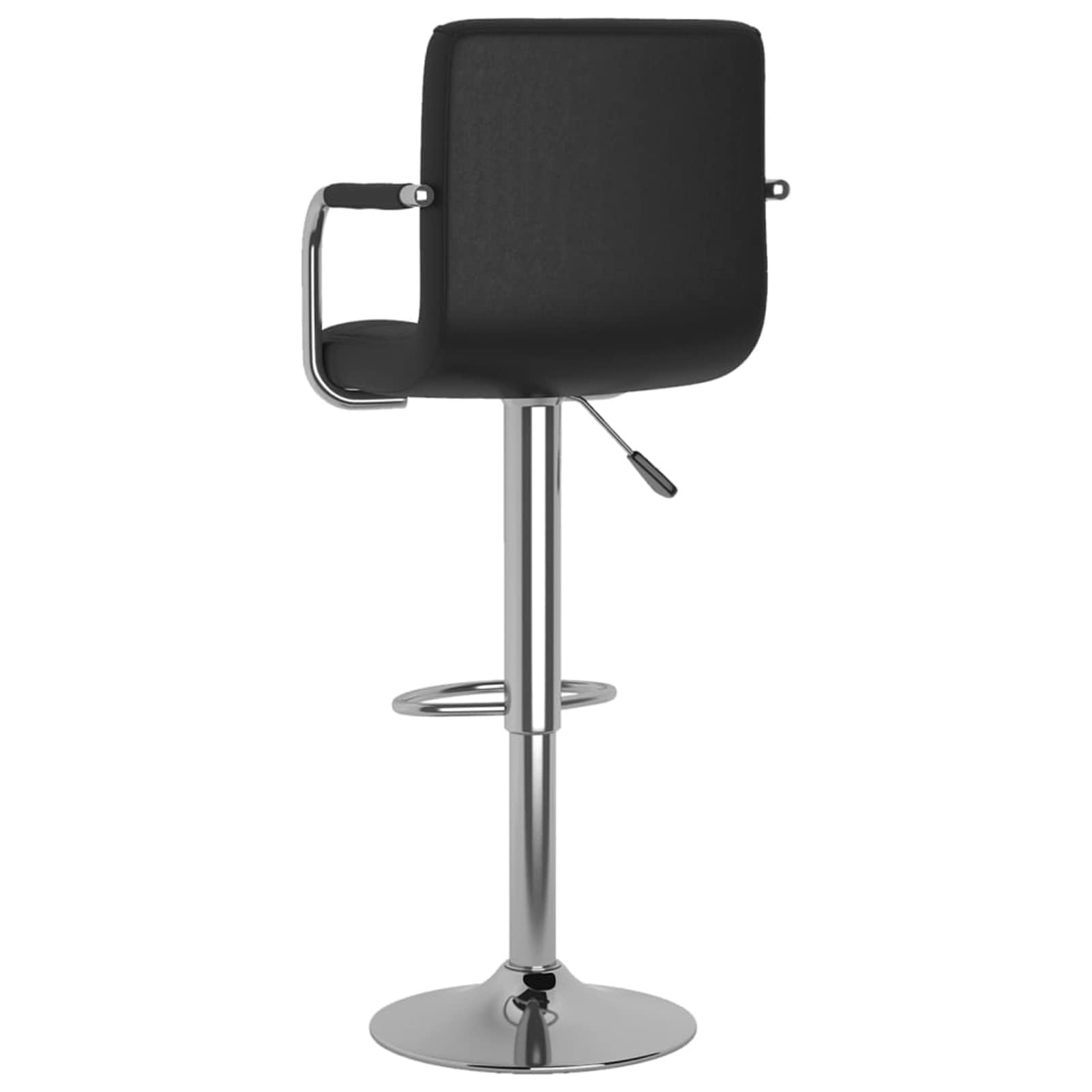 Homgoday Taburetes de bar, 2 unidades, color negro, de piel sintética, silla de oficina, silla de oficina, bar, silla de escritorio para salón o dormitorio