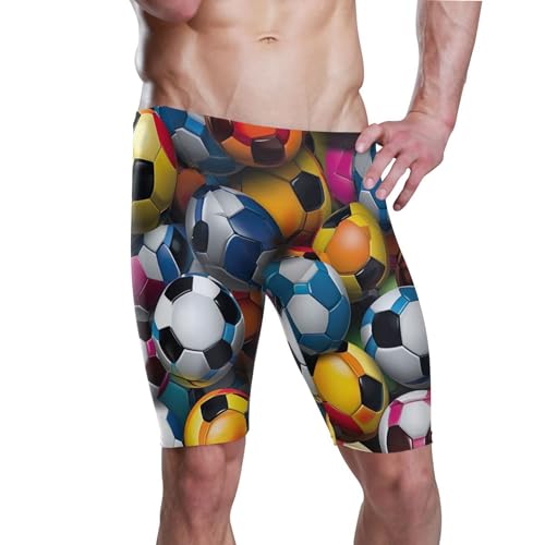 UMIRIKO Football Soccer Men's Swimsuit Swim Jammers L B0400167