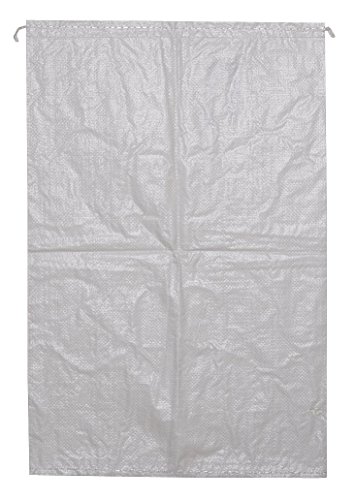 Sand Bag, White, 26 in L, 14 in W, PK100