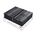XtremPro Slim CD DVD Jewel storage Replacement Case 0.2" inch 100 Pack - Clear w/ Black Bottom (11072)