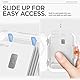 Spigen TinTap MagFit+ Magnetischer Kartenhalter Entwickelt für MagSafe mit Verschluss-System Kompatibel mit iPhone 16/15/14/13/12 Modelle MagSafe Wallet - Frostklar