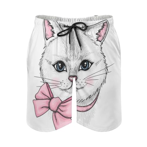Short de bain homme chat résistant au chlore pour la piscine - 4