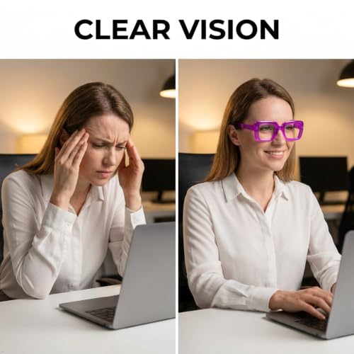 Image of Eyekepper Reading Glasses 1.5, Readers for Women, 2 Pack Purple