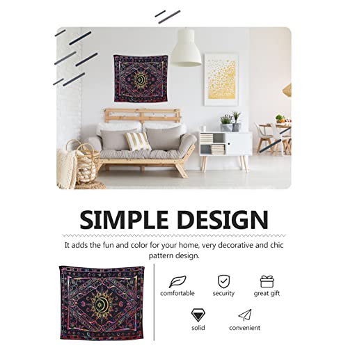 Canight Moon Decor 5Sets Mountain Moon And Decorative Decor Design Decoraticve Tapestry Prop Hanging Pendant For Room Dorm Star Blanket Retro Night Bedroom Ornament Ramadan Trippy Tapestry #TOP2