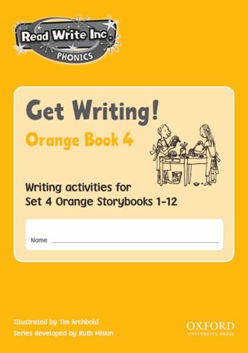 Read Write Inc. Phonics: Get Writing! Orange Set 4: Pack of 10 titles ...