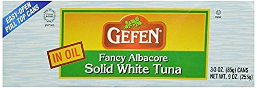 Gefen In Oil Fancy Albacore Solid White Tuna 3.3 Oz. Pack Of 6.