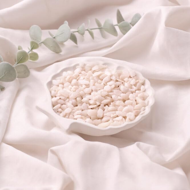 Image of White Agate Crystal Chips (500 Gm) | Natural Gemstones for Peace, Emotional Balance & Positivity | Healing Crystal Stones for Reiki & Meditation | DIY Jewellery Making & Spiritual Home Decor