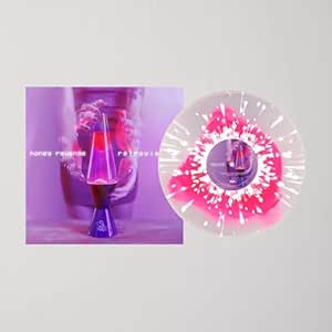 Retrovision Pink Color with White Splatter Signed Art Card Honey Revenge