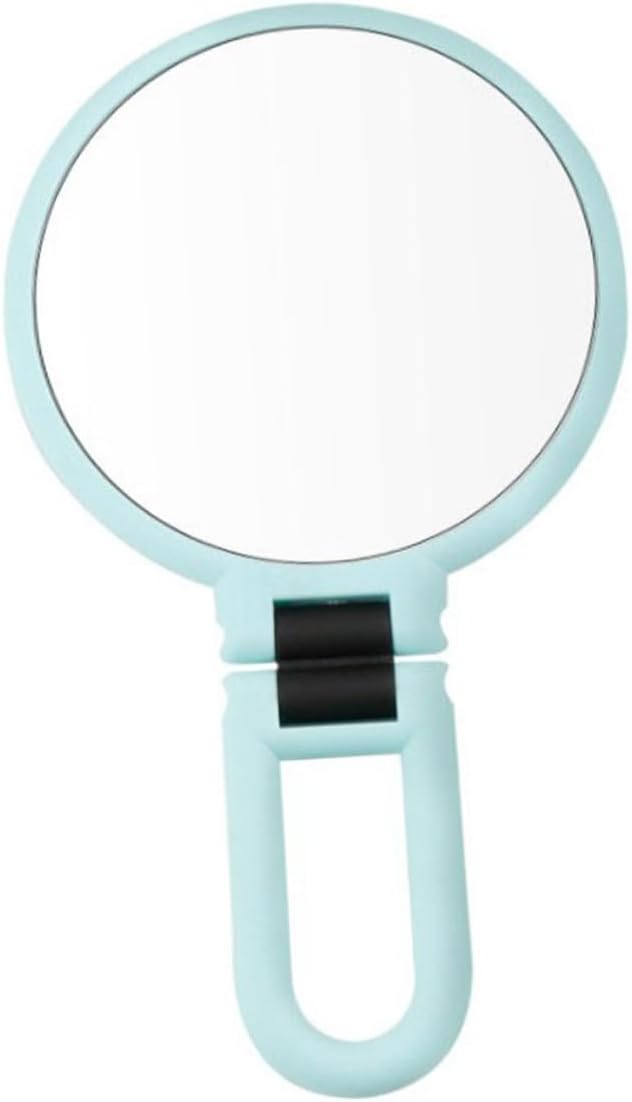 10X Magnifying Makeup Mirror Tabletop Cosmetic Mirror with Adjustable Angle and Reflection for Bathroom Shaving and Detailed Makeup Application