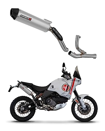 DOMINATOR Impianto di scarico Collettori Marmitta Silenziatore MX2 compatibile con DesertX Desert X 2022-2023
