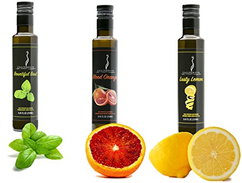 NEW: Calivirgin Flavor-Crushed Extra Virgin Olive Oil 3 Pack (Bountiful