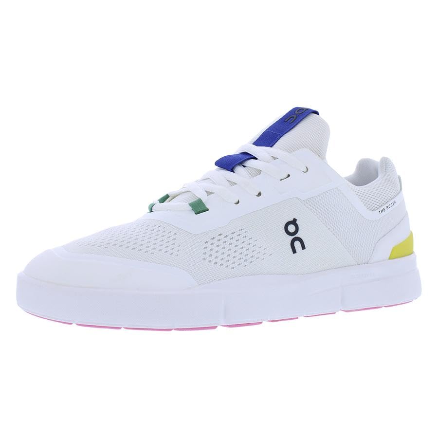 Image of On The Roger Spin Mens Shoes Size 12, Color: Undyed-White /Yellow-White