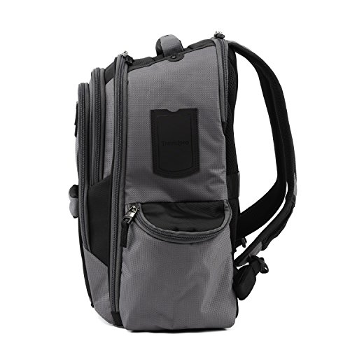 Image of Travelpro Bold Lightweight Rugged Backpack, Fits up to 15.6 inch laptop and tablet sleeve, Grey /Black