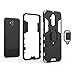 Cocomii Black Panther Ring Huawei Mate 20 lite Case, Slim Thin Matte Vertical & Horizontal Kickstand Ring Grip Reinforced Drop Protection Bumper Cover Compatible with Huawei Mate 20 lite (Jet Black)