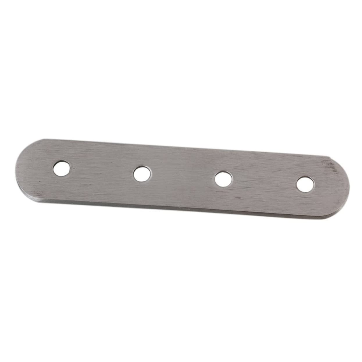 GLEAVI Plaque De Fixation En Acier Inoxydable Plate Droite à 4 Trous 95 Mm x 20 Mm x 2,5 Mm, Lot De 10 Pièces, Renfort D'angle Pour Réparation Et Assemblage De Meubles