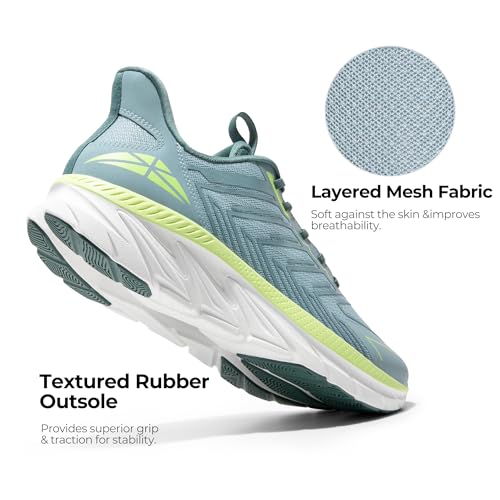 Image of ALLSWIFIT Mens Slip On Walking Shoes Running Sneakers | Comfortable, Tennis, Breathable, Non Slip, Cushion, Lightweight, Athletic, Gym, Workout, Cross Training, Fashion