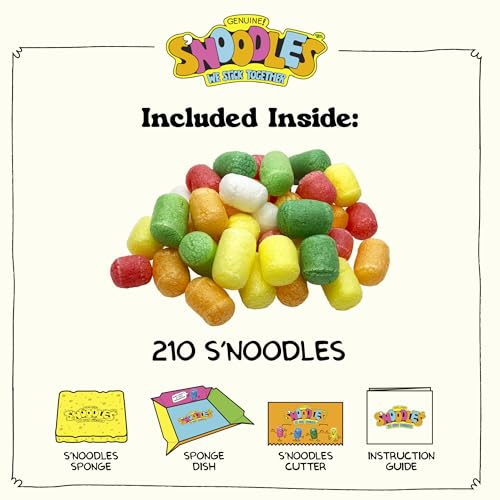 Image of Schylling S'Noodles - Creative Building Craft Kit - Just Add Water - Ages 4 and Up - One Kit